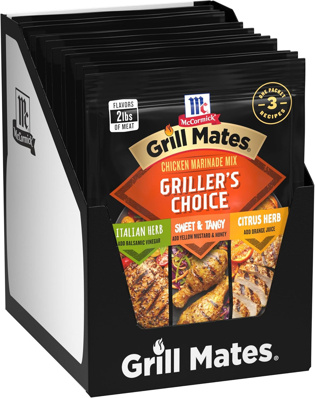 McCormick Grill Mates Griller's Choice Chicken Marinade Mix, 1.12 oz (Pack of 12)