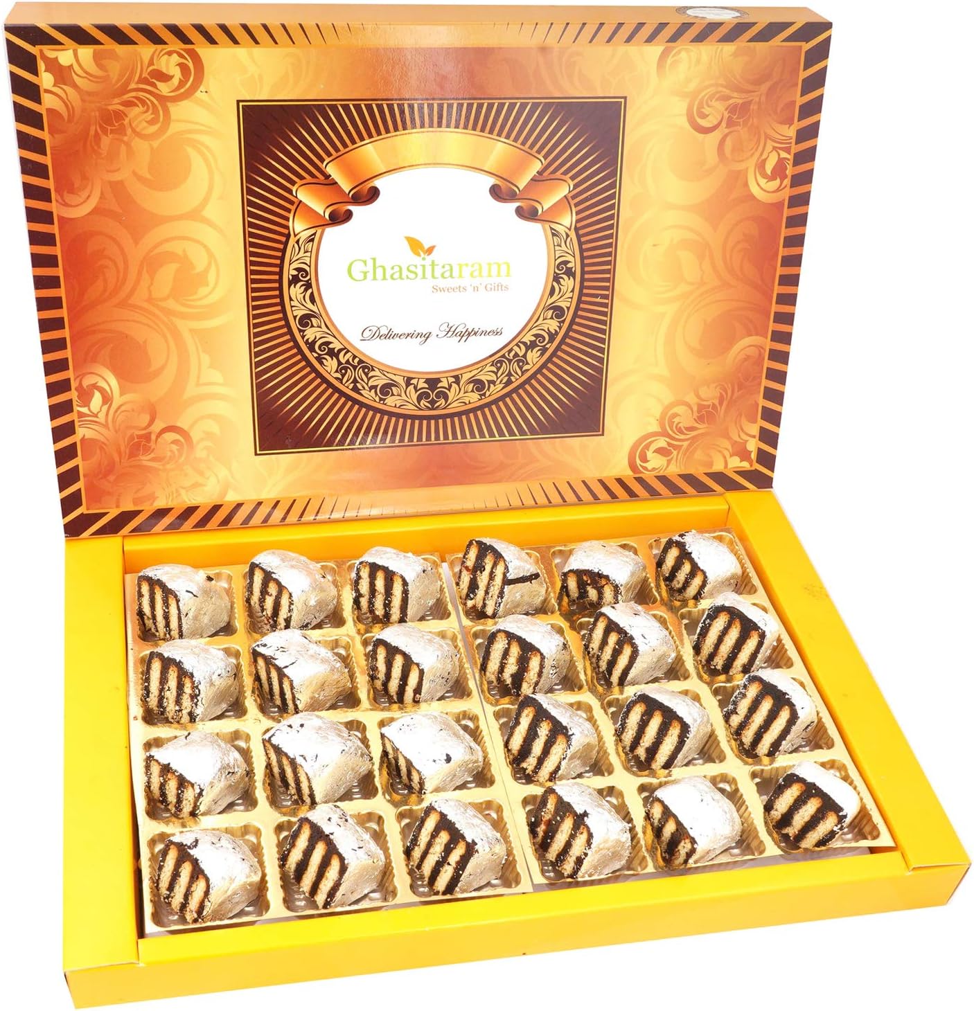 Ghasitaram Gifts Diwali Gifts - Sweets Dates Delight 24 pcs