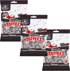 Walkers Nonsuch Liquorice Toffees Bag 5.29 Oz (Pack of 3) – Black Licorice Candy, British Chewy Toffee Candy, Old Fashioned Sweets, Traditional English Treats, Imported from UK