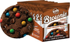 Classic Cookie, Soft Baked Brownie, Candy Brownie Round 3oz, 8 Count Pack