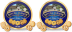Royal Dansk Danish Butter Cookies, Premium Assorted Cookies in a Gift Tin, Great for Sharing and Gifting, 24 oz (Pack of 2)
