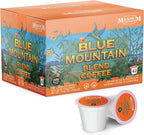 Magnum Exotics Coffee, Blue Mountain Blend - Light-Medium Roast, Ground Coffee Pods, Single Serve, Made With 100% Arabica Beans, Freshly Roasted, Mild Acidity - 42 Count
