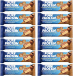 Pure Protein Bars, High Protein, Nutritious Snacks to Support Energy 1.75 oz Low Sugar, Gluten Free 12 Count Salted Chocolate Caramel