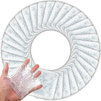 TrelaCo 30 Pack Clear Small Ice Packs for Injuries Reusable Mini Boo Boo Gel Bead Ice Pack Soft Cold Packs Cold Hot Compress for Pain Relief Wisdom Teeth Breastfeeding, Tired Eyes Face Neck