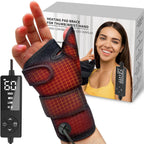 sticro Thumb & Wrist Heating Pad for Hand Arthritis, Heated Wrist Wrap Brace for Sprains Thumb, Tendonitis Pain Relief for Left/Right Hand (S)