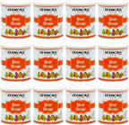 Jesmona Pear Drops - British Hard Candy 250g / 8.8 Oz (Pack of 12) Gift Tin | Mini Pear Flavored Boiled Sweet | Traditional Old Fashioned Retro English Sweets | Imported Confectionery from England, UK