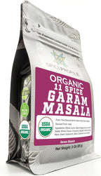 Spice Profile USDA Organic 11-Spice Garam Masala, 3 oz, Lab Tested for Heavy Metals, Salt Free, North Indian Style