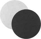 Auniwaig 2Pcs 7 Inch 1000-Grit Drill Power Brush Tile Scrubber Scouring Pads Disc Hook and Loop Cleaning for Bathroom & Kitchen Cleaning Gray