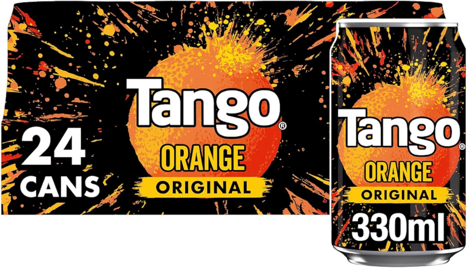 Tango Orange Can 330 Ml (pack Of 24)