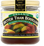 Better Than Bouillon Organic Vegetable Base, Made from Seasoned & Concentrated Vegetables, Organic & Vegan, Makes 9.5 Quarts of Broth, 8 OZ Jar (Single)