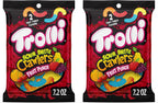 Trolli Sour Gummy Worms, Fruit Punch, 7.2 Ounce | Sour Brite Crawlers | Pack of 2