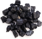 Apengshi Natural Black Tourmaline Raw Stone 0.97lb（440g） Bulk Rough Natural Reiki Energy Purification Negative Energy Healing Crystal Chakra Balance Spiritual Gift