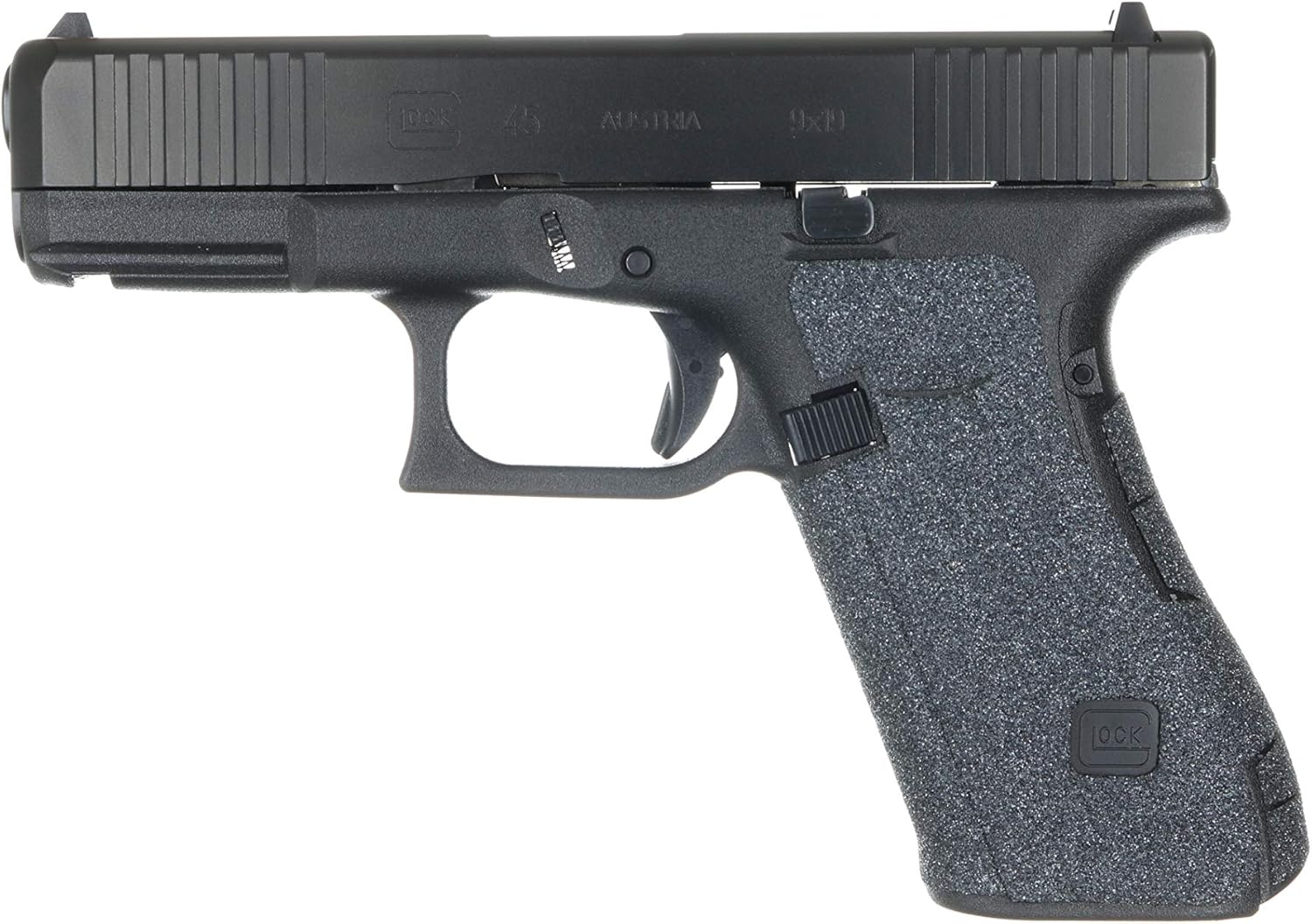 Talon Grips - Adhesive Grip for Glock 17, 17 MOS, 22, 25, 31, 34, 35, 37, 45, 74, 19X - Made in The USA - Easy Installation, Superior Traction, Performs in All Conditions