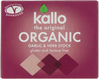 Kallo - Organic Garlic & Herb Stock Cubes - 66g