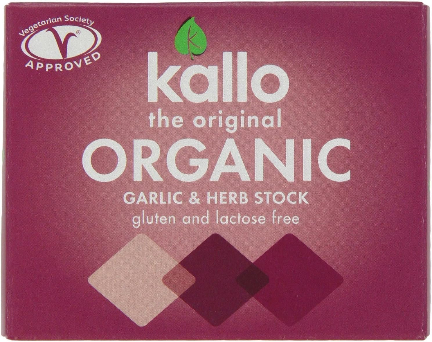 Kallo - Organic Garlic & Herb Stock Cubes - 66g