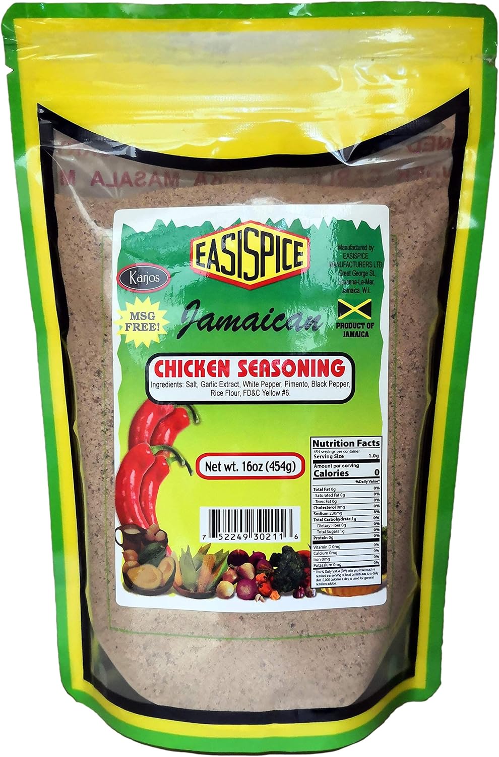KARJOS EASISPICE CHICKEN SEASONING 16oz