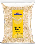 Rani Sesame Seeds Whole White, Hulled (Till) 28oz (800gm) ~ All Natural | Gluten Friendly | NON-GMO | Vegan | Indian Origin