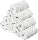 Navaris Plaster Cloth Rolls (M, Pack of 10) - Gauze Bandages for Body Casts, Plaster of Paris for Craft Projects, Belly Casting Kit Pregnancy - Easy Use Wrap Strips - 4" W x 118" L