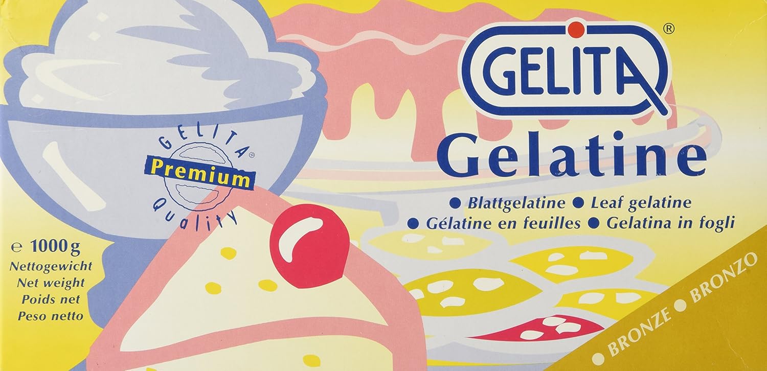 Leaf Gelatine Sheets - Bronze - 2.2 lb box Gelita