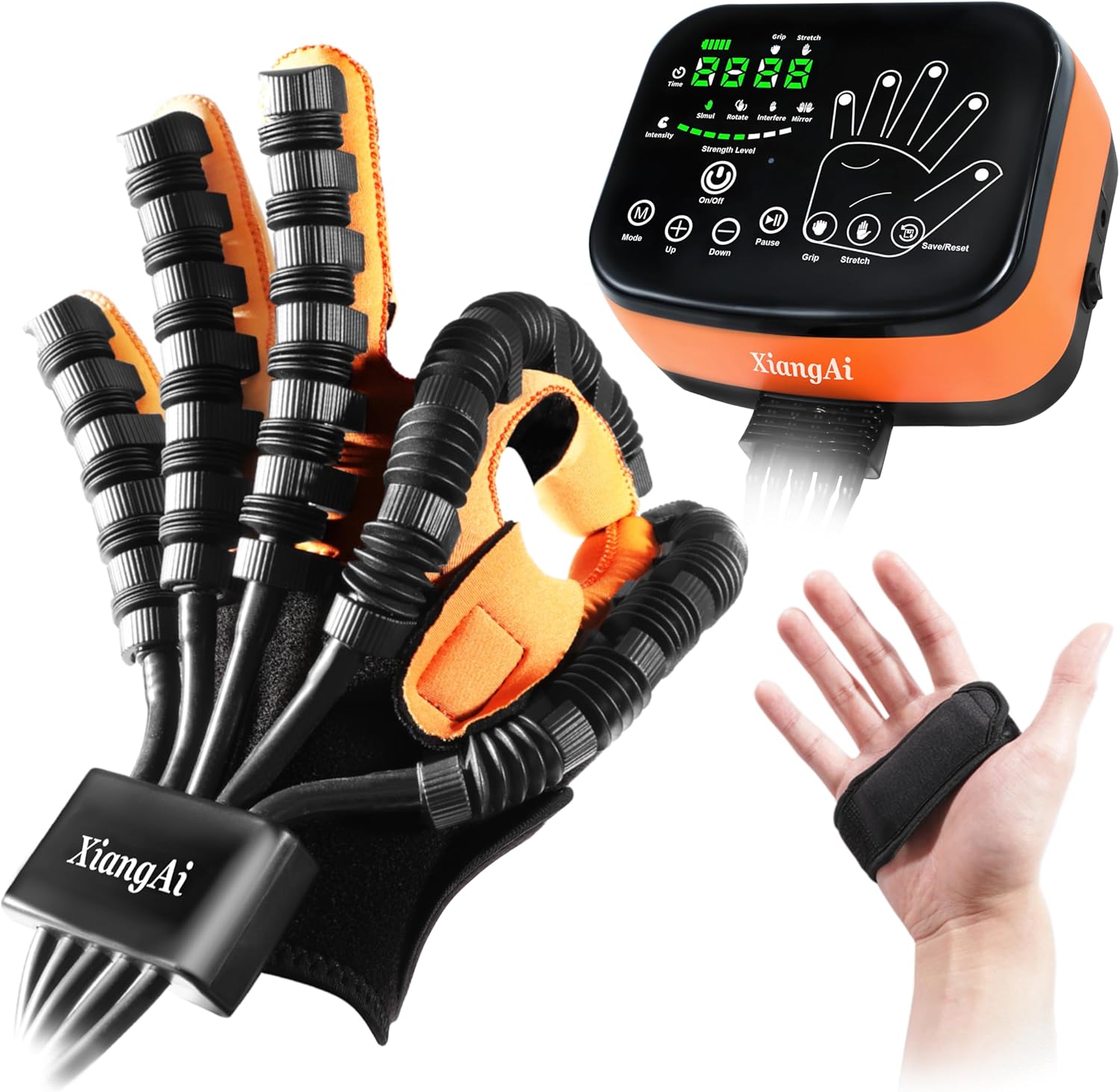 Upgraded 6th Generation Rehabilitation Robot Gloves For Hand Paralysis, Spasticity, Robot Glove For Hand Therapy, Stroke Recovery Device, Stroke Rehabilitation Equipment.