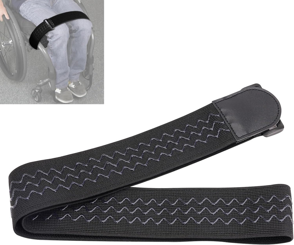 1PCS Wheelchair Thigh Leg Strap, Wheelchair Strap Seat Belt Leg Support Strap for Elderly Dementia Paralysis Parkinson's (1)