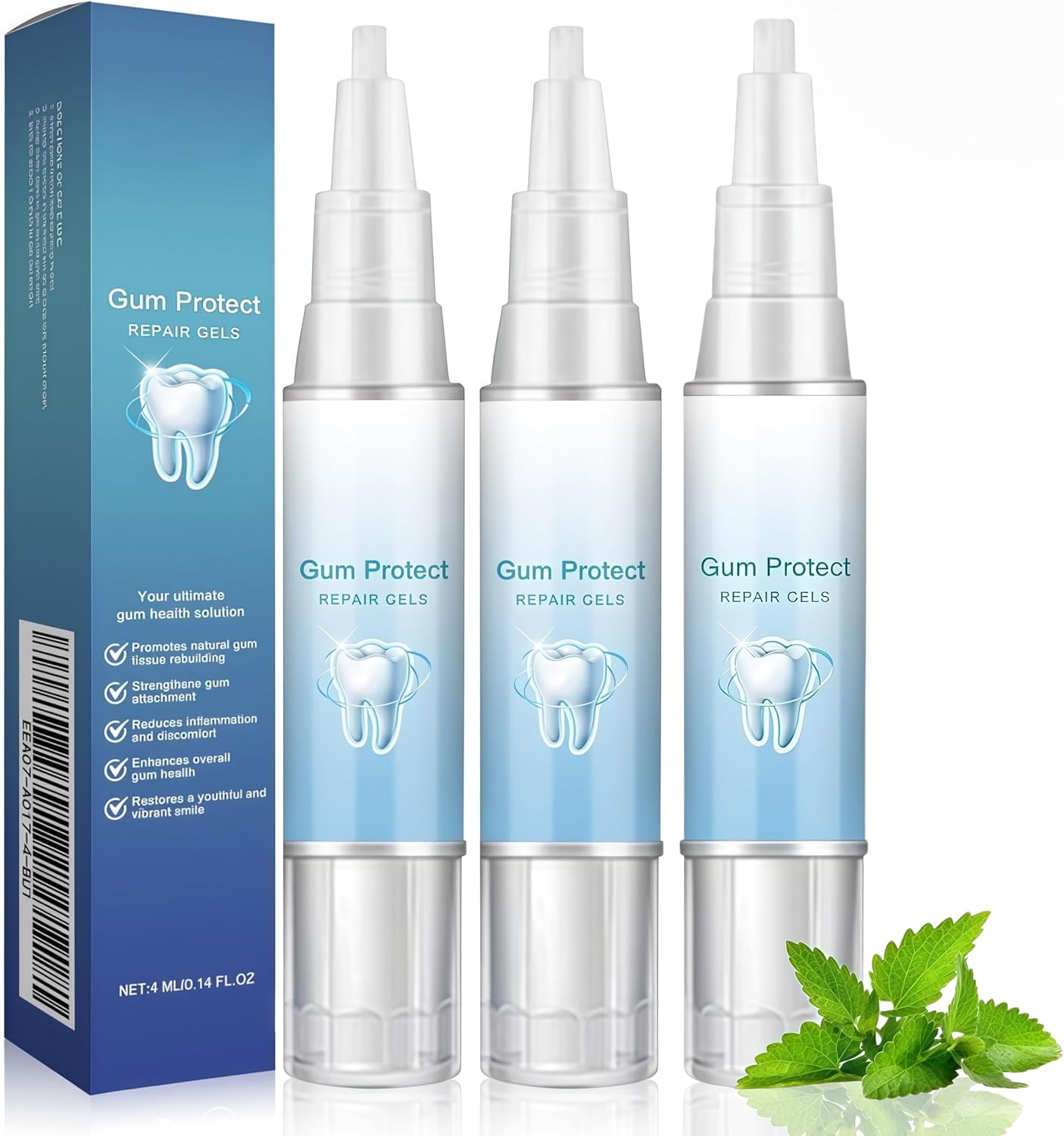 3Pcs Gum Repair Gel, Gum Repair for Receding Gums & Oral Comfort, Gentle Dental Gel for Daily Gum Health, Teeth Whitening Essence Pen, Professional Gum Health Solution