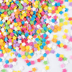 Rainbow Sprinkles for Cake Decorating Edible Star Confetti Sprinkles Mix for Cake, Baking, Ice Cream, Cookies, Cupcake Topper 4.2 OZ