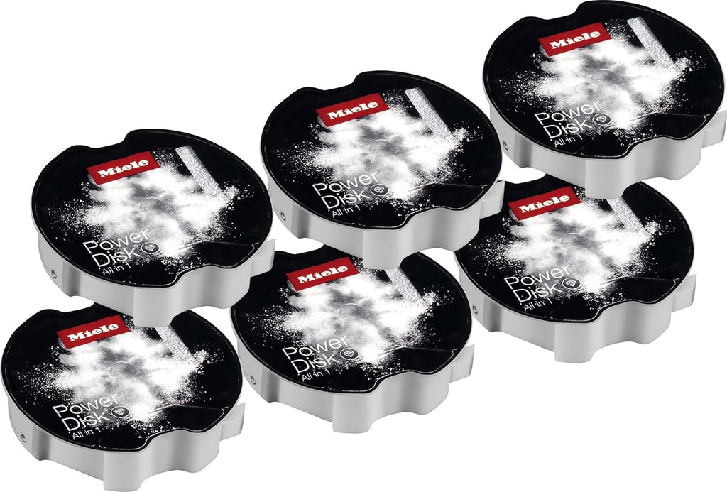 Miele Miele PowerDisk All in 1 Dishwasher Detergent for Dishwashers with AutoDos, 6-Pack