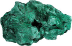 Sportmusies Natural Malachite Rough Mineral Stone Specimen Collection, Reiki Healing Crystal Cluster Decoration Home Office Meditation, 0.22-0.44 lb