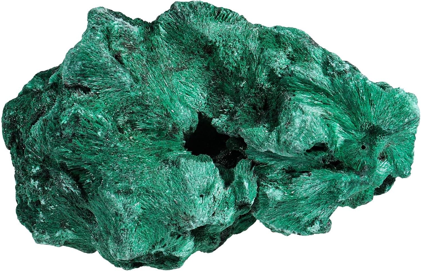 Sportmusies Natural Malachite Rough Mineral Stone Specimen Collection, Reiki Healing Crystal Cluster Decoration Home Office Meditation, 0.22-0.44 lb