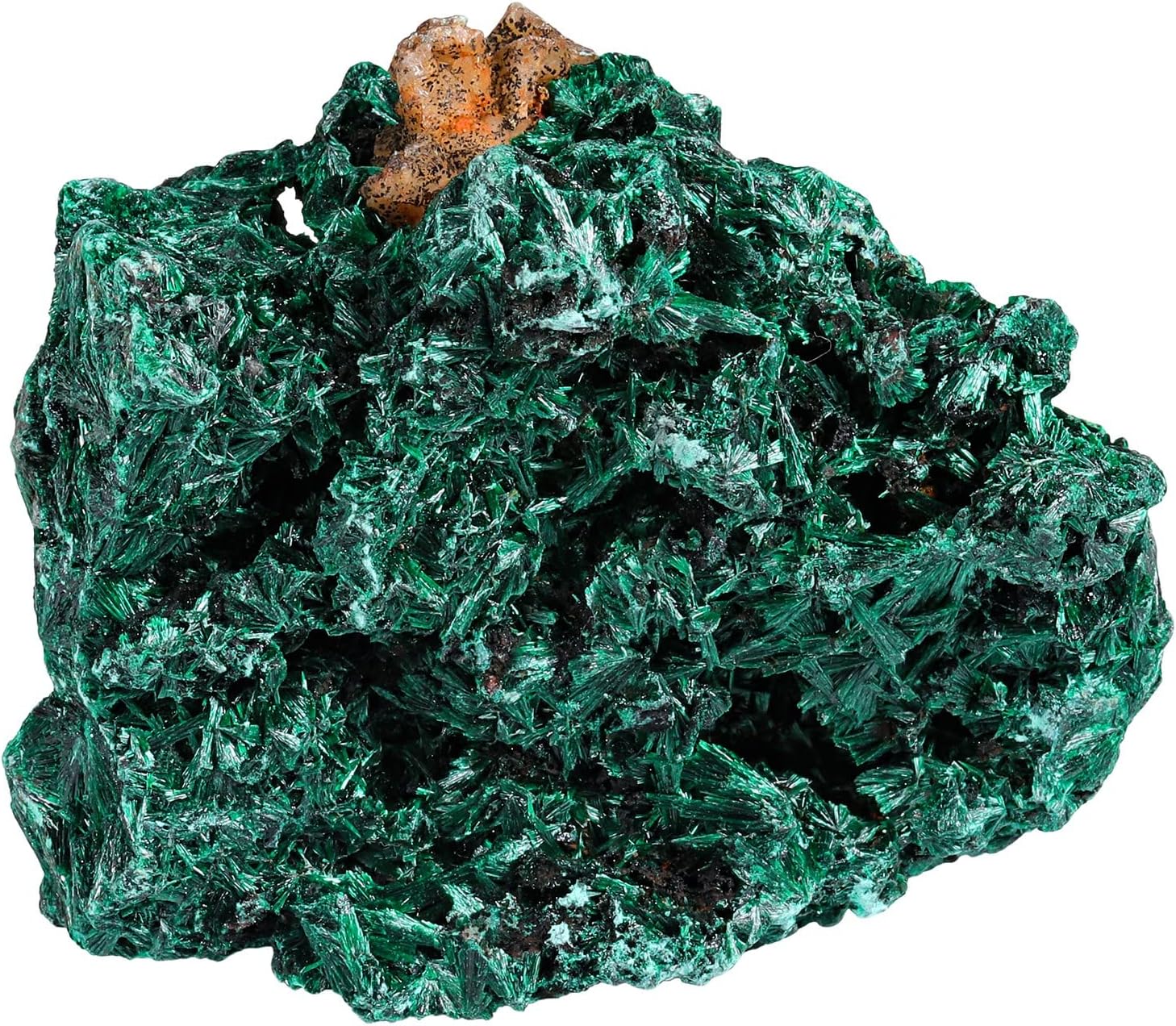 mookaitedecor Natural Malachite Raw Stone Crystal Mineral Specimen Ornament for Reiki Healing Home Decoration, 50-100g