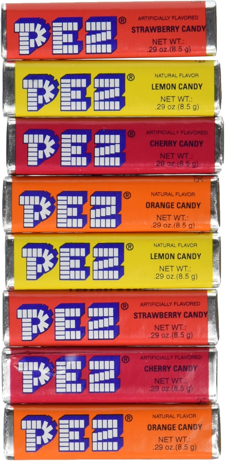 Pez Candy Refill 8Pk Assorted Fruit, 2.31 oz