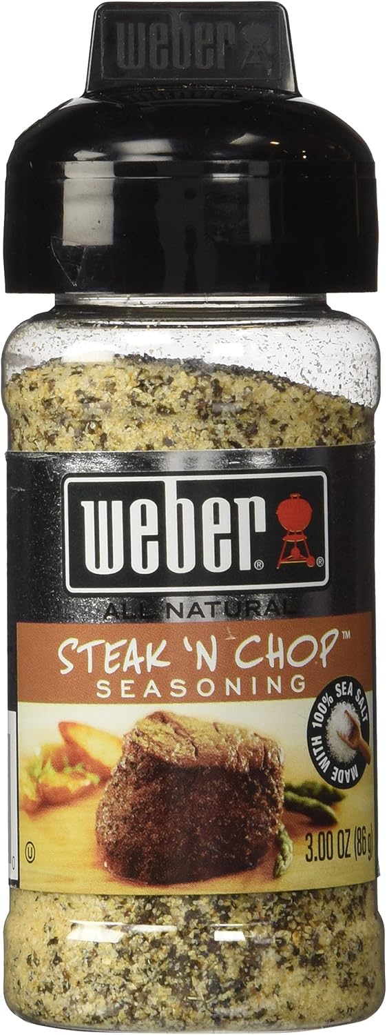 Weber Steak 'N Chop Seasoning, 3.00 Ounces, Pack of 2