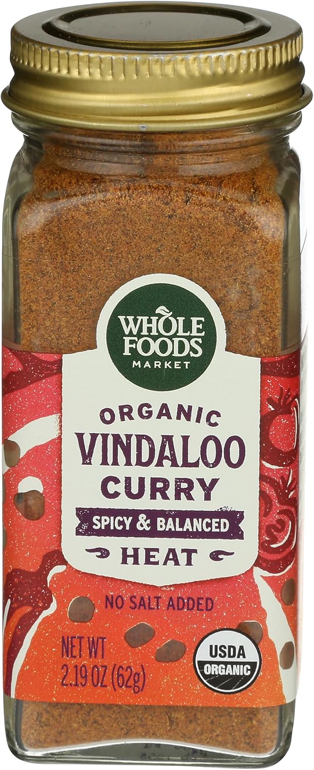 Whole Foods Market, Organic Vindaloo Curry Seasoning, 2.19 oz