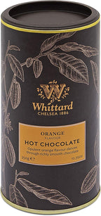Whittard of Chelsea - Orange Flavor Hot Chocolate - Milk Chocolate Mix, Vegetarian, Vegan Friendly, Baking Cocoa (350g, 1ct)