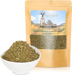 WILD GREEK THYME HERB DRIED PREMIUM QUALITY- from Mount Olympus Handpicked and Air-Dried in DoyPack with ZipLock for Awesome Freshness and Aroma - Mediterranean Seasoning (1.41 Ounce (Pack of 1), Thyme)