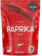 Artisan SWEET Hungarian Paprika Powder (6oz/170g) Winner of 2023 Great Taste Awards, Non-GMO, Imported from Hungary, Amazing Color, Unrivalled Flavor