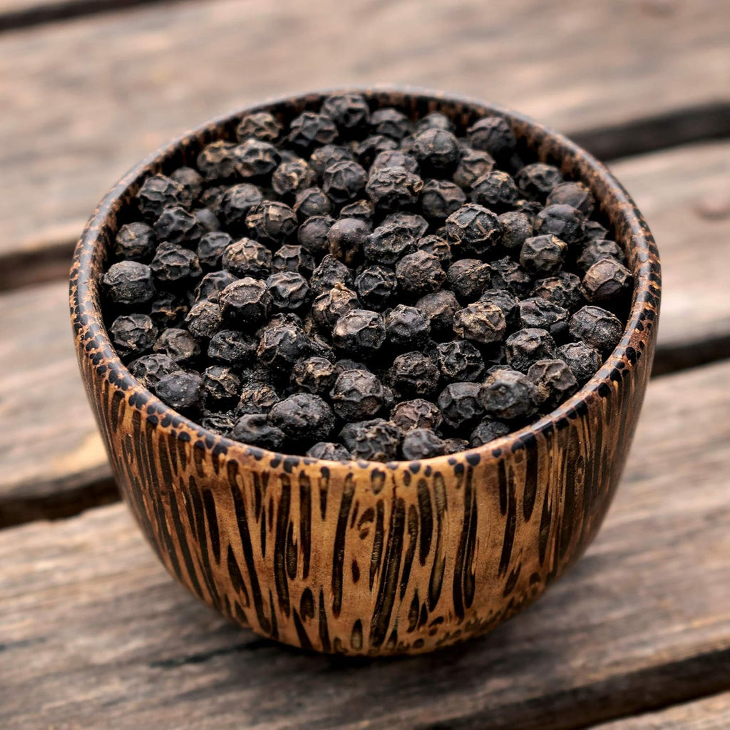 THE ORGANIC PANTRY Black Peppercorns – 1 pound– USDA Organic Whole Tellicherry Peppercorns – Steam Sterilized, All Natural, Perfect for Grinder Refill
