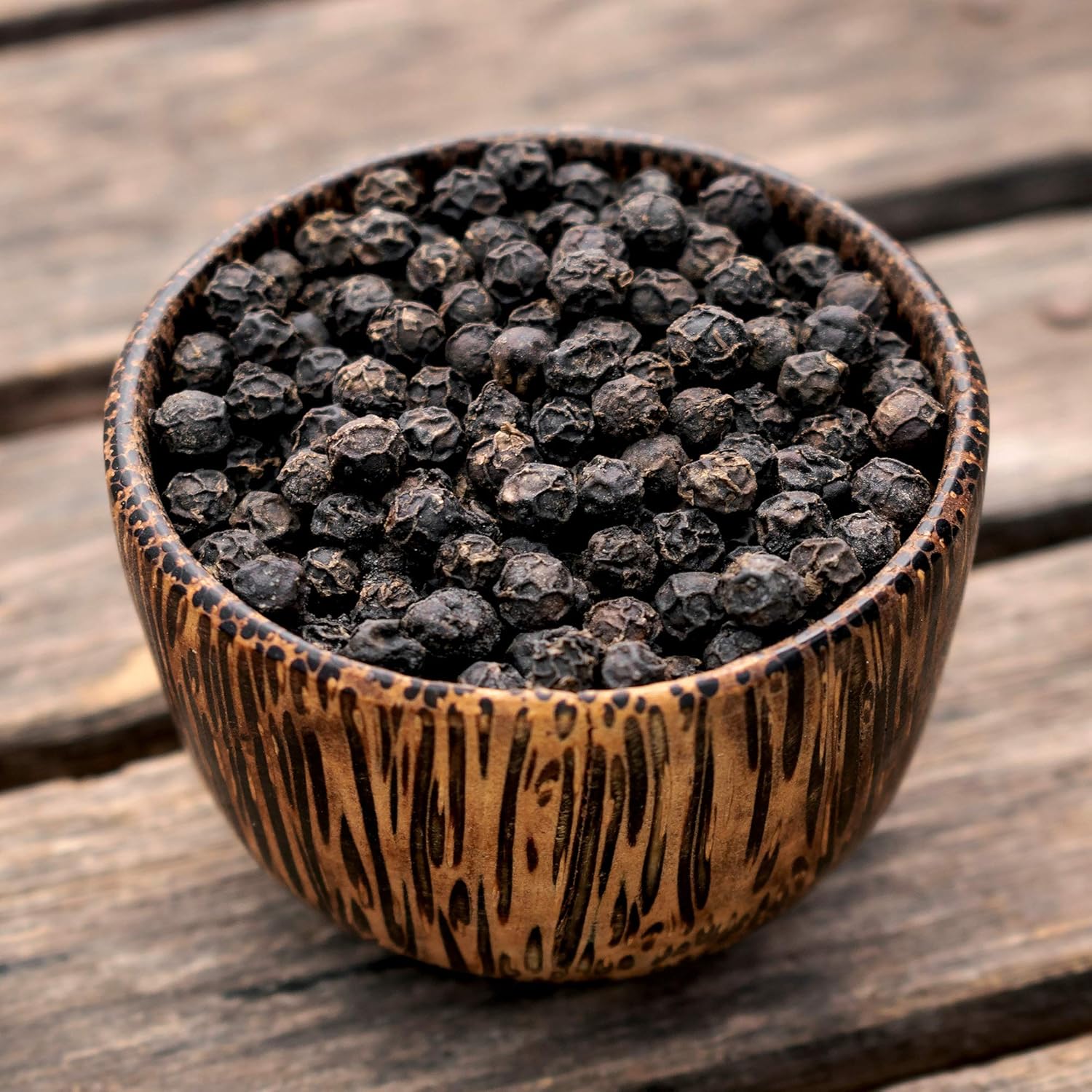 THE ORGANIC PANTRY Black Peppercorns – 1 pound– USDA Organic Whole Tellicherry Peppercorns – Steam Sterilized, All Natural, Perfect for Grinder Refill