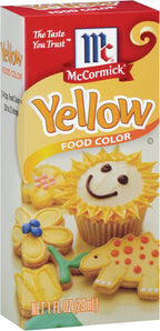 McCormick Yellow Food Color, 1 fl oz