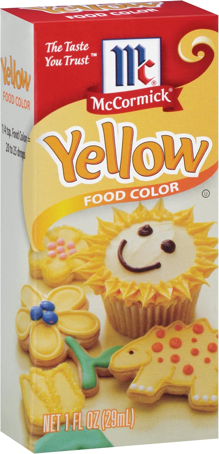 McCormick Yellow Food Color, 1 fl oz