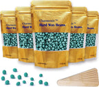 Charmonic 1.1 lb/ 500g Wax Beads, Hard Waxing Beads for Face, Eyebrow, Brazilian, Legs, Body and Bikini Hair Wax Removal, Wax Beans, At Home Waxing Kit for Women & Men