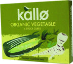 Kallo Organic Vegetable Stock Cubes 66 g (Pack of 15)