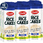 Galil Thin Rice Cakes with Salt, 3.5 Ounce (Pack of 12)