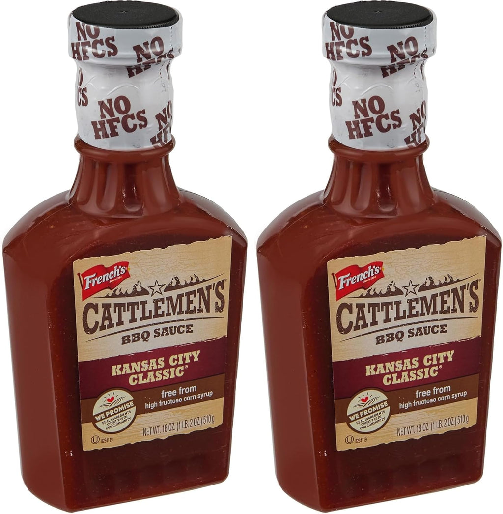 Cattlemen's Kansas City Classic BBQ Sauce, 18 oz (Pack of 2)