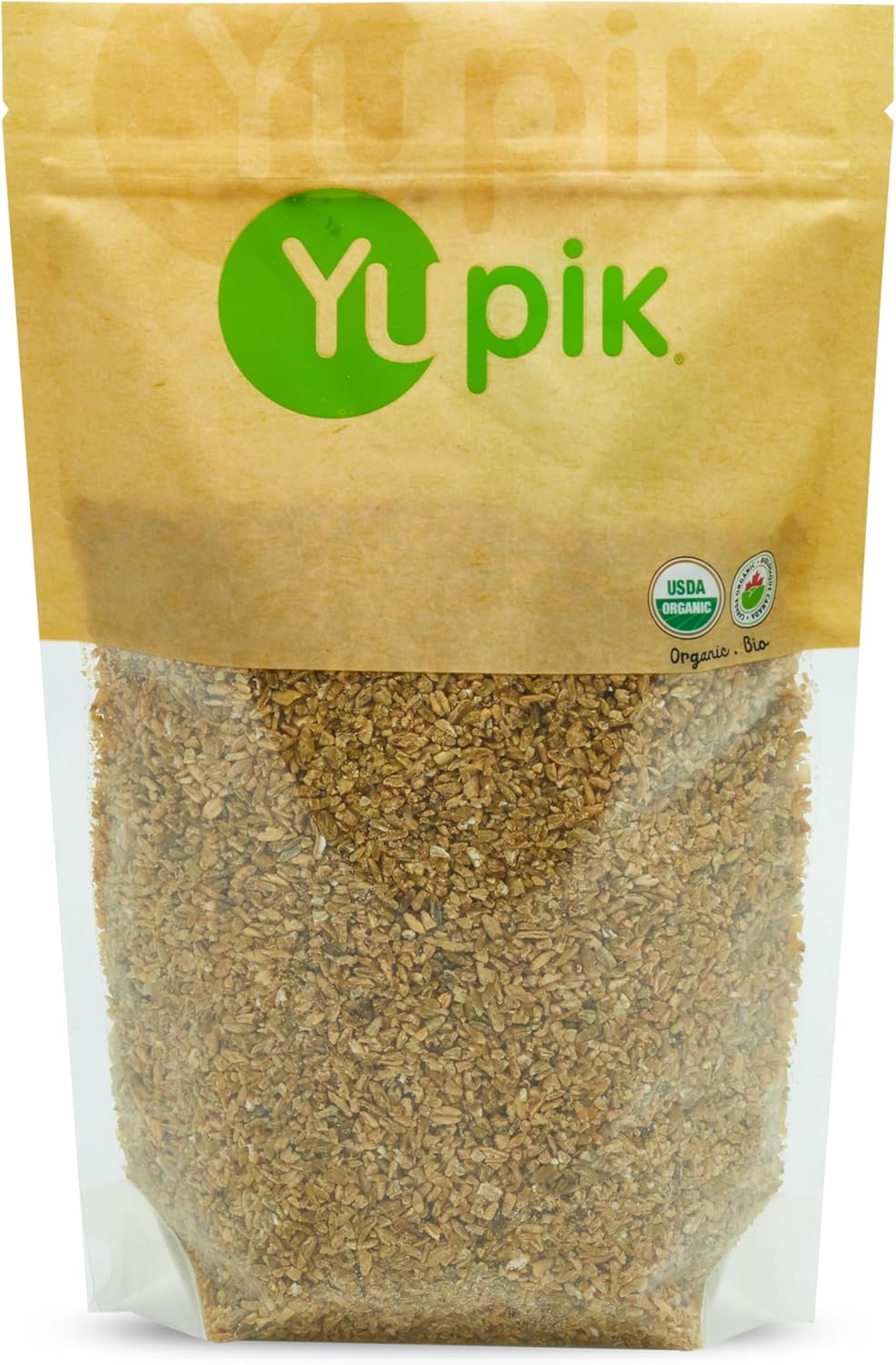 Yupik Organic Cracked Freekeh, 2.2 lb, Non-GMO, Vegan, Ancient Whole Grain, Source of Protein & Fiber, Nutty Chewy Texture