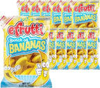 eFrutti Gummi Candy 3.5oz Bags (Bunch of Bananas), 12-Pack