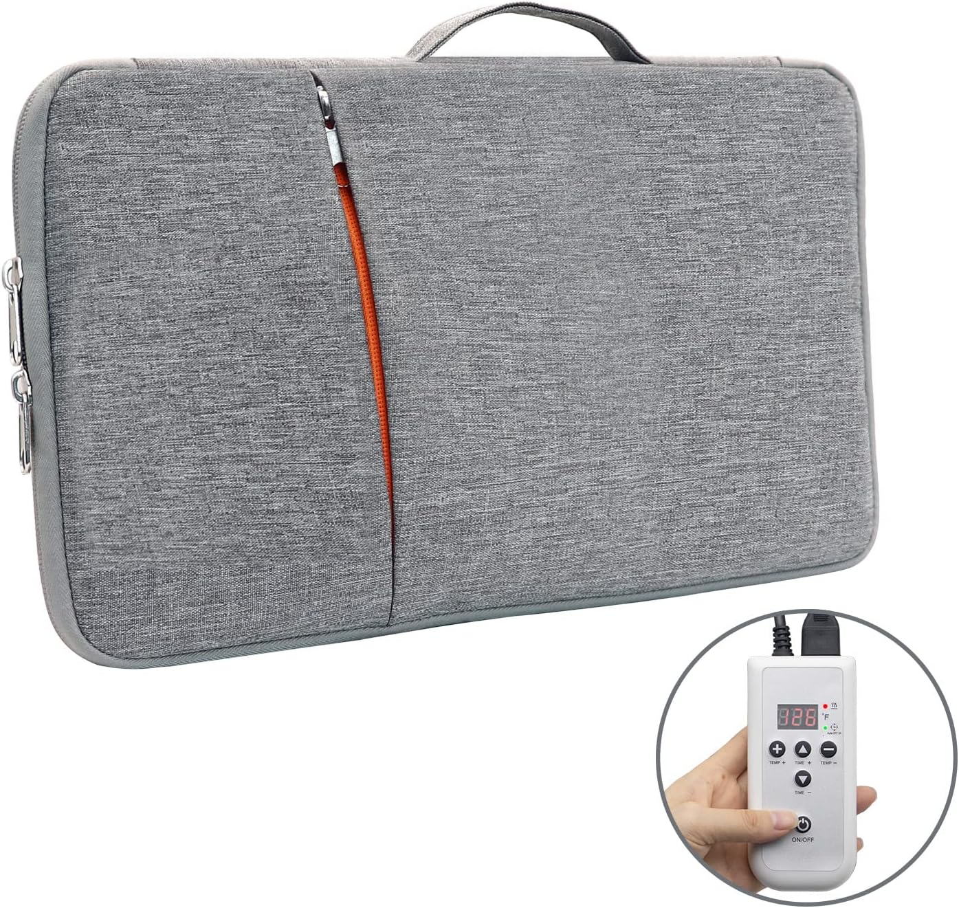 Portable Hot Stone Massage Warmer - Digital Controller Rocks Heating Bag, Electric Massager and Heater for Home Spa Relax Muscles 110V (NO Stone) (Small Size)