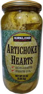 Kirkland signature artichoke hearts marinated in oil 33 oz