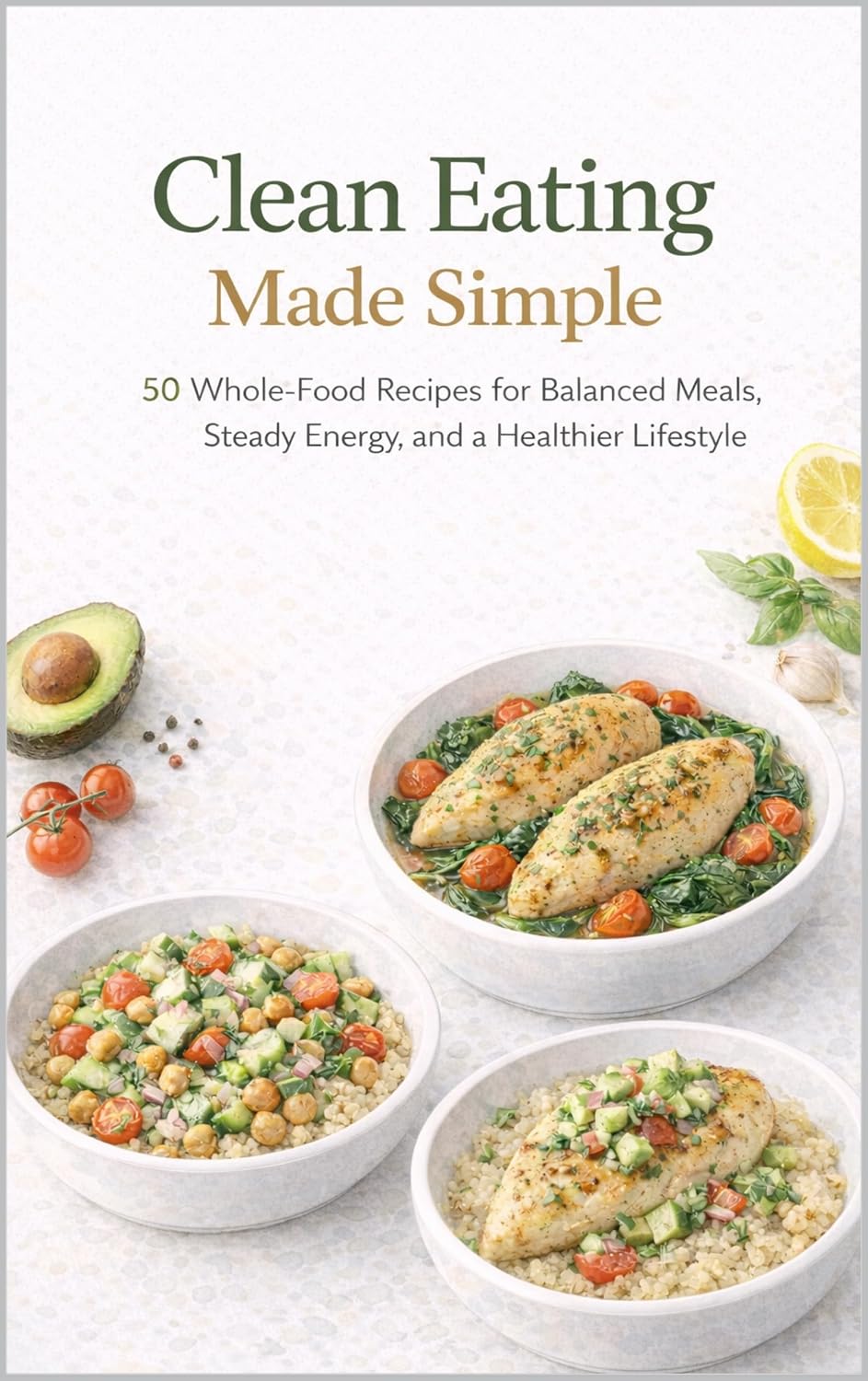 Clean Eating Made Simple: 50 Whole-Food Recipes for Balanced Meals, Steady Energy, and a Healthier Lifestyle